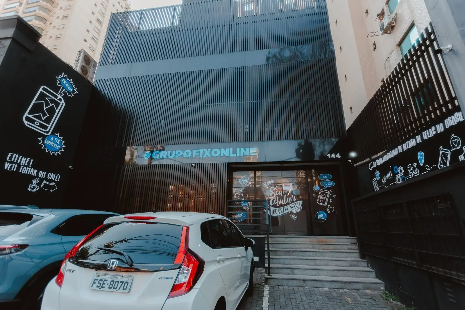 Fachada da loja Fix Online em Perdizes